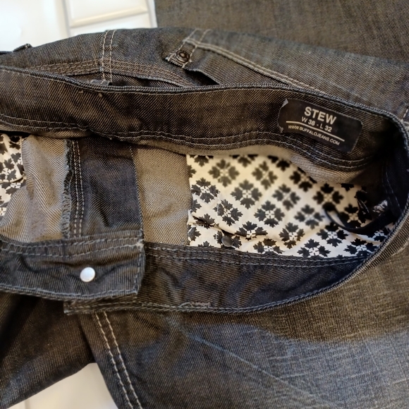 Swiss Cross Mens Deni. eans Black 40X31 - Picture 3 of 4